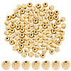 100Pcs  Brass Grooved Beads KK-BBC0028-39-1