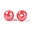 Electroplate Round Glass Beads Strands EGLA-T029-07H-2
