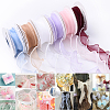 1Roll 5 Yards ABS Pearl Edged Mesh Ribbon for Bowknot Making OCOR-YW0001-13A-2