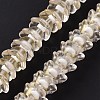 Transparent Glass Beads Strands LAMP-H061-01D-02-3