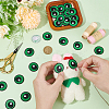 12Pairs Computerized Embroidery Cloth Self Adhesive Patches PATC-BC0001-12C-3