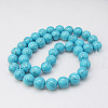 Synthetic Turquoise Beads Strands LS-TURQ-H038-10mm-XXS09-1