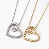 304 Stainless Steel Pendant Necklaces NJEW-O112-04-1