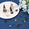  24Pcs 4 Colors Brass Cuff Ring Shanks DIY-NB0008-17-4