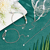 4Pcs 4 Styles Sterling Silver Chain Extender Sets DIY-GO0002-28-4