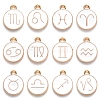 Alloy Enamel Pendants ENAM-S124-01A-04-1