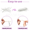 180Pcs 2 Colors Brass Ball Head Pins KK-YW0002-33-4