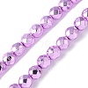Electroplated Synthetic Non-magnetic Hematite Beads Strands G-B132-B01-01I-1