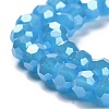 Electroplate Glass Beads Strands EGLA-A035-J6mm-A07-3