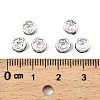 Brass Grade A Rhinestone Spacer Beads RSB036NF-03-4