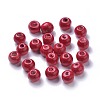 Dyed Natural Wood Beads WOOD-Q006-8mm-01-LF-1