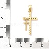 Brass Micro Pave Cubic Zirconia Pendants KK-A281-26G-G-3