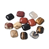 Natural Picture Jasper/Tiger Eye/Red Jasper/Agate Cabochons G-Z075-02-1