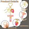 Alloy & Resin Pendant Decorations HJEW-YW00401-06-4