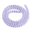 Electroplate Transparent Glass Beads Strands GLAA-T032-T4mm-AB01-3