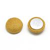 Faux Suede Covered Cabochons WOVE-S084-23A-1