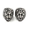 316 Surgical Stainless Steel Large Hole Beads Hand Polished STAS-Q326-05AS-03-1