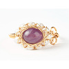 Natural Amethyst Finger Ring for Girl Women X1-RJEW-TA00012-5-4