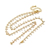 Brass Cable Chain Necklace Making KK-K337-12G-03-1