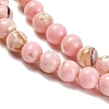 Assembled Synthetic Stone and Trochus Shell Beads Strands G-B128-08A-03-3