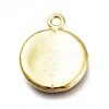 Brass Enamel Pendants KK-H103-02I-G-2