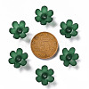 Frosted Acrylic Bead Caps MACR-S371-07A-735-3