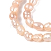Natural Nucleated Pearl Beads Strands PEAR-N012-02O-02-4