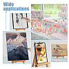 Foldable Wood Triangle Easel WOOD-WH0034-52A-6