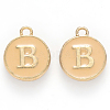Golden Plated Alloy Enamel Charms ENAM-S118-06B-1