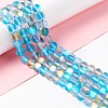 Synthetic Moonstone Beads Strands G-E573-01B-22-1