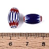 Handmade Millefiori Glass Barrel Beads LA-N002-03D-3