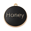 Alloy Enamel Pendants ENAM-M009-02D-02G-1