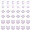 105Pcs 3 Styles Electroplate Opaque Solid Color Glass Beads Strands GLAA-TA0004-40A-1