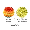 80Pcs 14 Styles Imitation Pearl Acrylic Beads OACR-FS0001-63-4