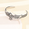 Viking 316 Surgical Stainless Steel Cuff Bangles BJEW-C142-15AS-3