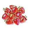 10Pcs Transparent Acrylic Pendants MACR-YW0003-61C-1