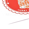 Christmas Theme DIY Bell Diamond Painting Stickers Kits for Kids DIY-I068-05-3
