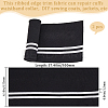 Polyester Elastic Ribbing Fabric for Cuffs DIY-WH0028-96B-2