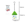 Resin & ABS Bird Hanging Feeder PW-WG45794-02-1