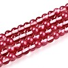 Baking Paint Transparent Glass Beads X1-DGLA-N011-6mm-06-1