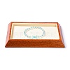 Rectangle Wood Pesentation Jewelry Bracelets Display Tray ODIS-P008-19A-02-4
