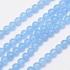 Natural & Dyed Malaysia Jade Bead Strands G-A146-4mm-A20-3