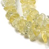 Transparent Crackle Glass Beads Strands GLAA-U004-01E-3