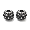 304 Stainless Steel European Beads STAS-V008-45AS-1