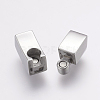 304 Stainless Steel Magnetic Clasps with Glue-in Ends STAS-F122-06P-3