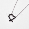 304 Stainless Steel Pendant Necklaces NJEW-L155-13-3