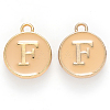 Golden Plated Alloy Enamel Charms LS-ENAM-S118-06F-1