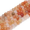 Natural Golden Silk Jade Beads Strands G-L555-05-4mm-1