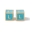 Rack Plating Brass Enamel Beads KK-B060-04G-06L-2