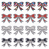 16Pcs 4 Colors Bowknot Rhinestone Patches PATC-TA0001-18-1